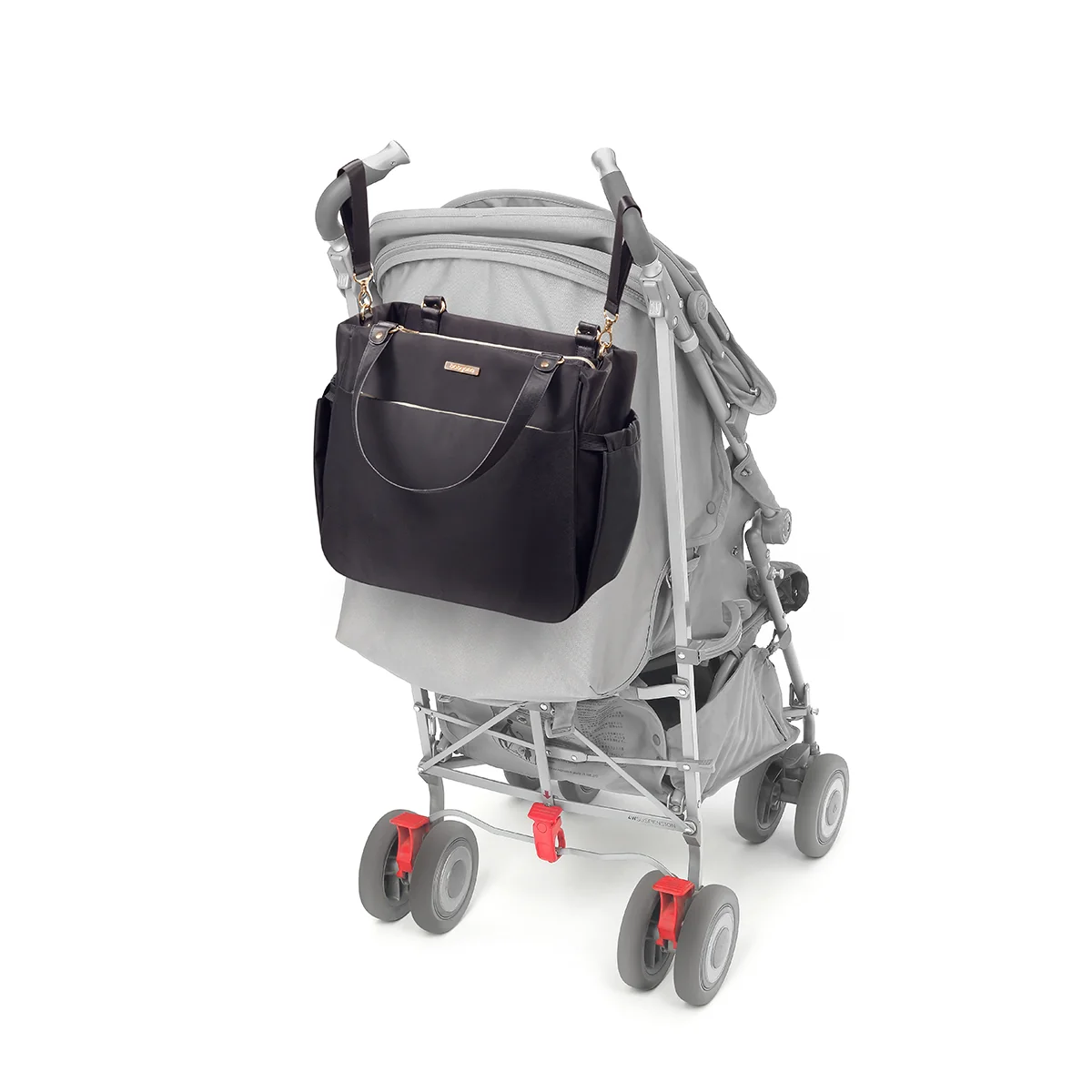 Babyono Stylová taška ke kočárku COCO - černá