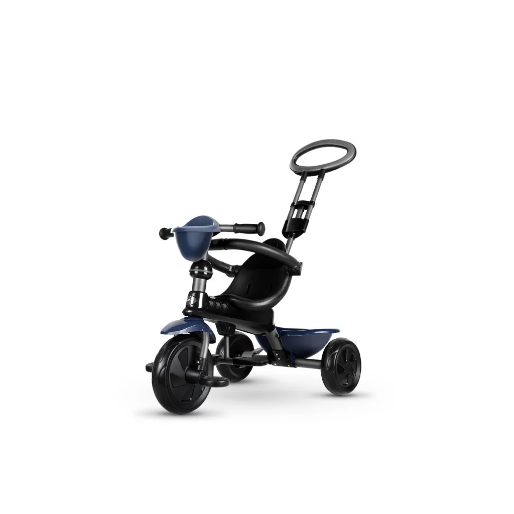 QPlay Tříkolka Cosy Grey, věk 10-72 měsíců