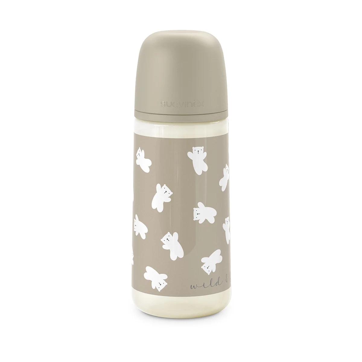 Suavinex Kojenecká láhev WILD&FREE L 360 ml 1 ks hnědá
