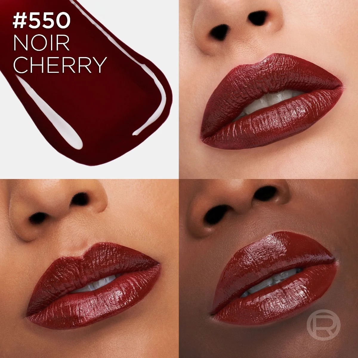 Loréal Paris Infaillible Laque Resistance 550 Noir Cherry tekutá rtěnka 4,3 ml