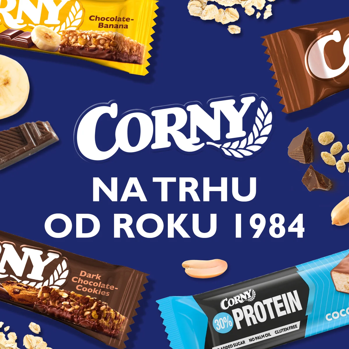 Corny Protein 30% banán 50 g