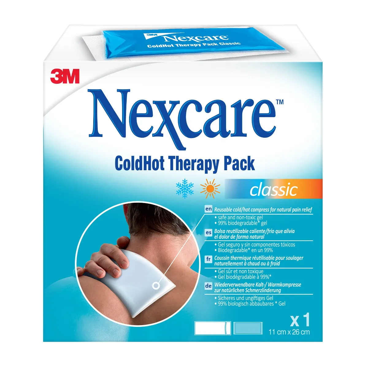 3M Nexcare ColdHot Therapy Pack Classic 11x26 cm gelový obklad 1 ks