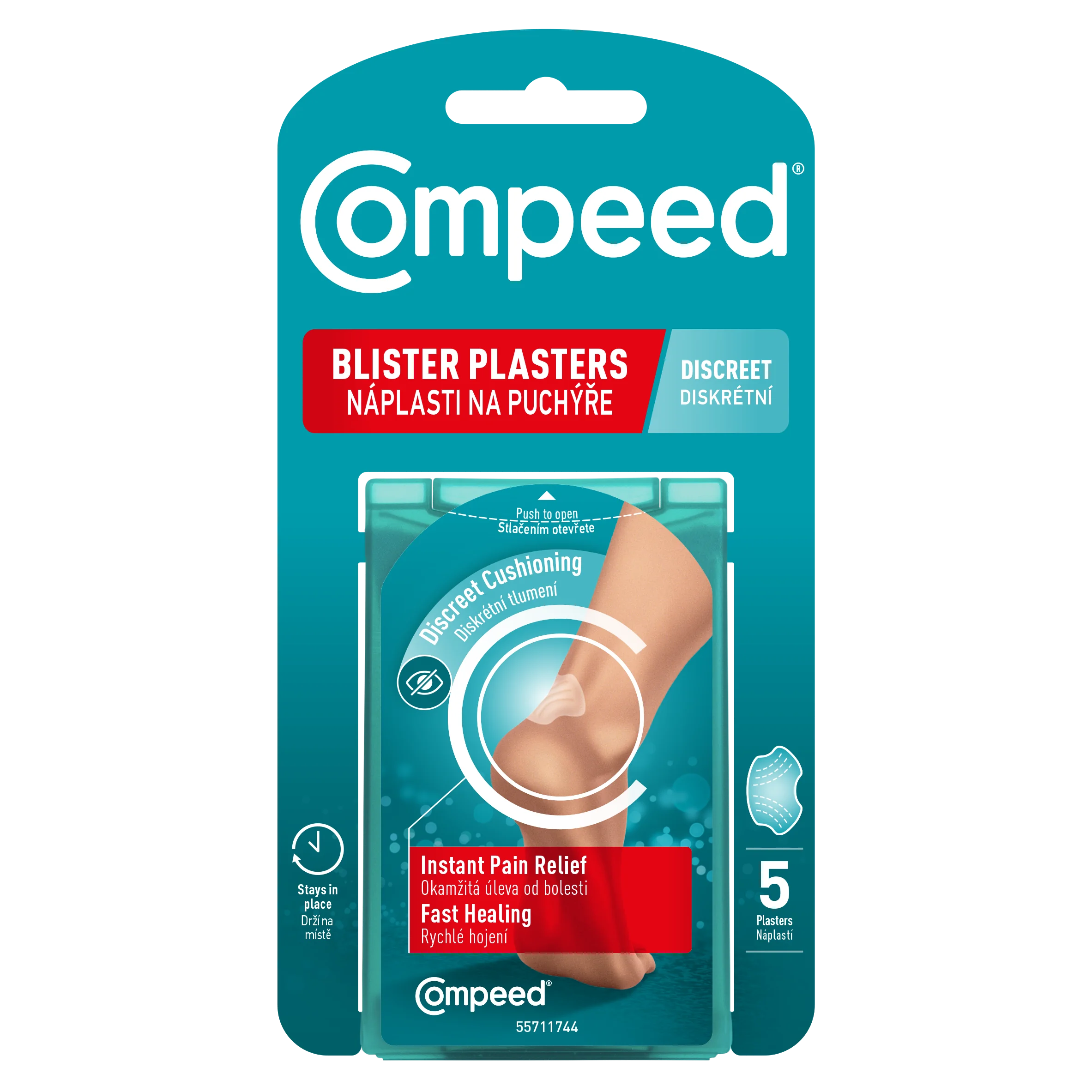Compeed Náplasti na puchýře diskrétní 5 ks