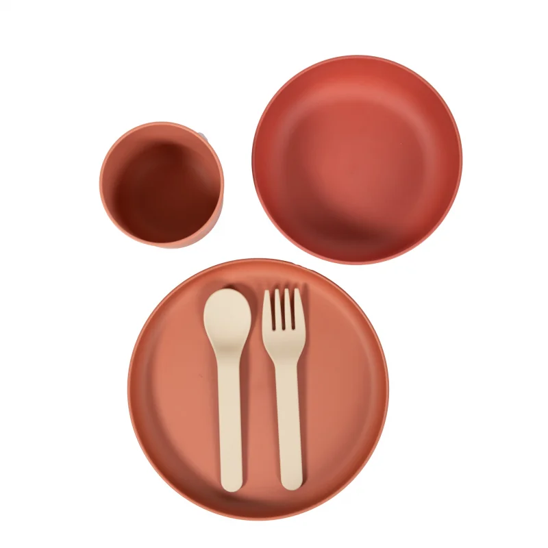 Bo Jungle jídelní sada CPLA 5ks Terracotta 