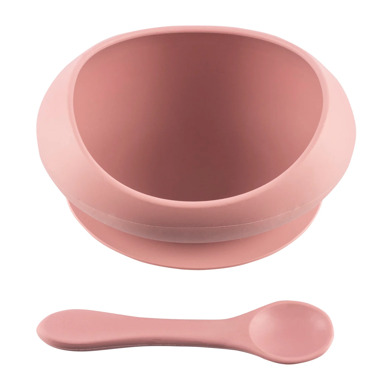Zopa Silikonová miska se zvýšenými okraji a přísavkou, Old Pink 4