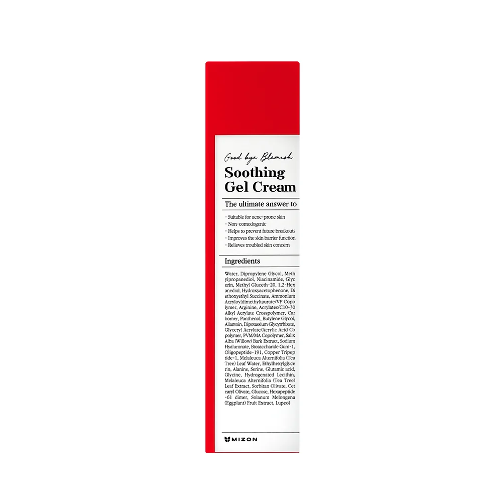 Mizon Good Bye Blemish Soothing Gel Cream gelový krém 55 ml