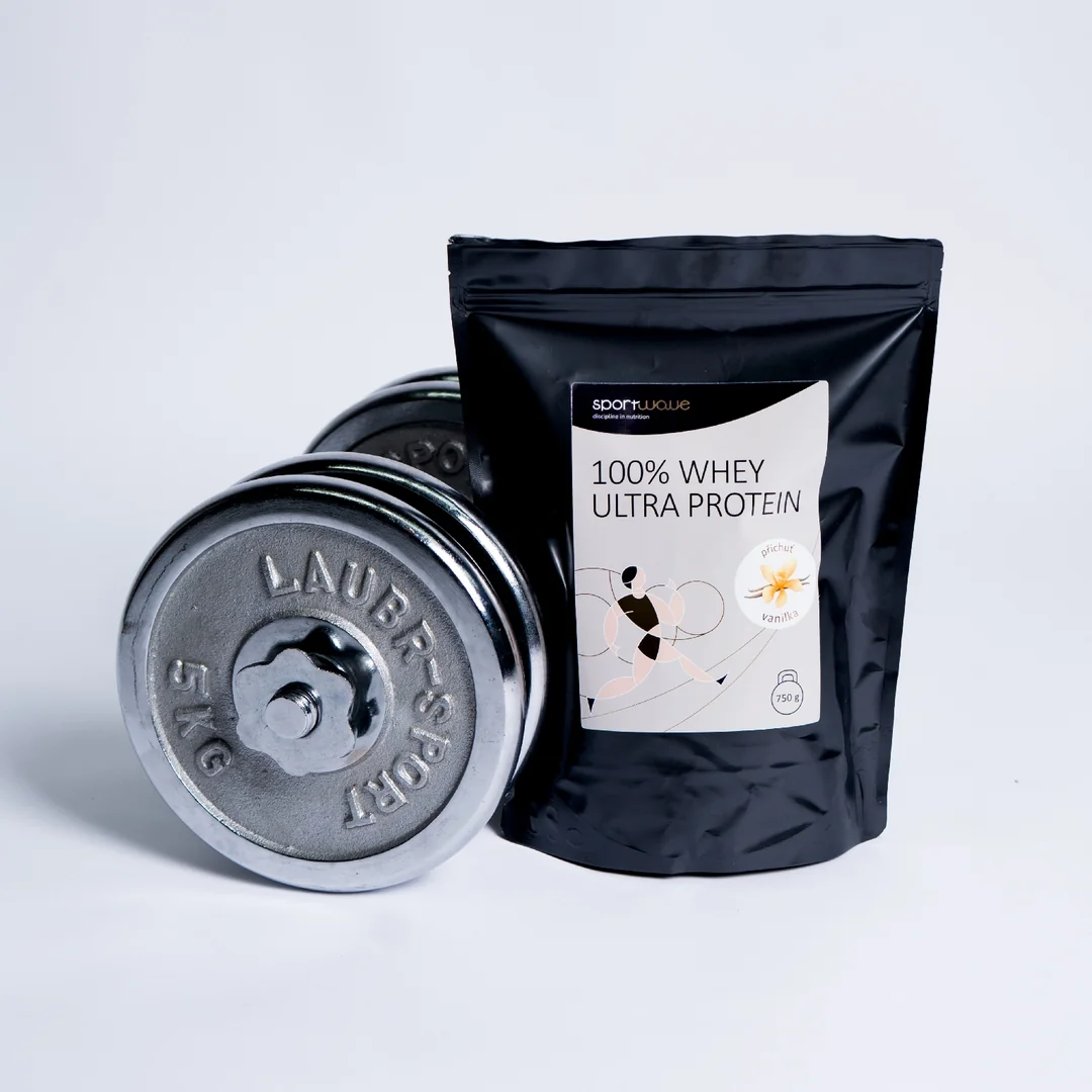 Sport Wave 100% Whey Ultra Protein 750g - slaný karamel