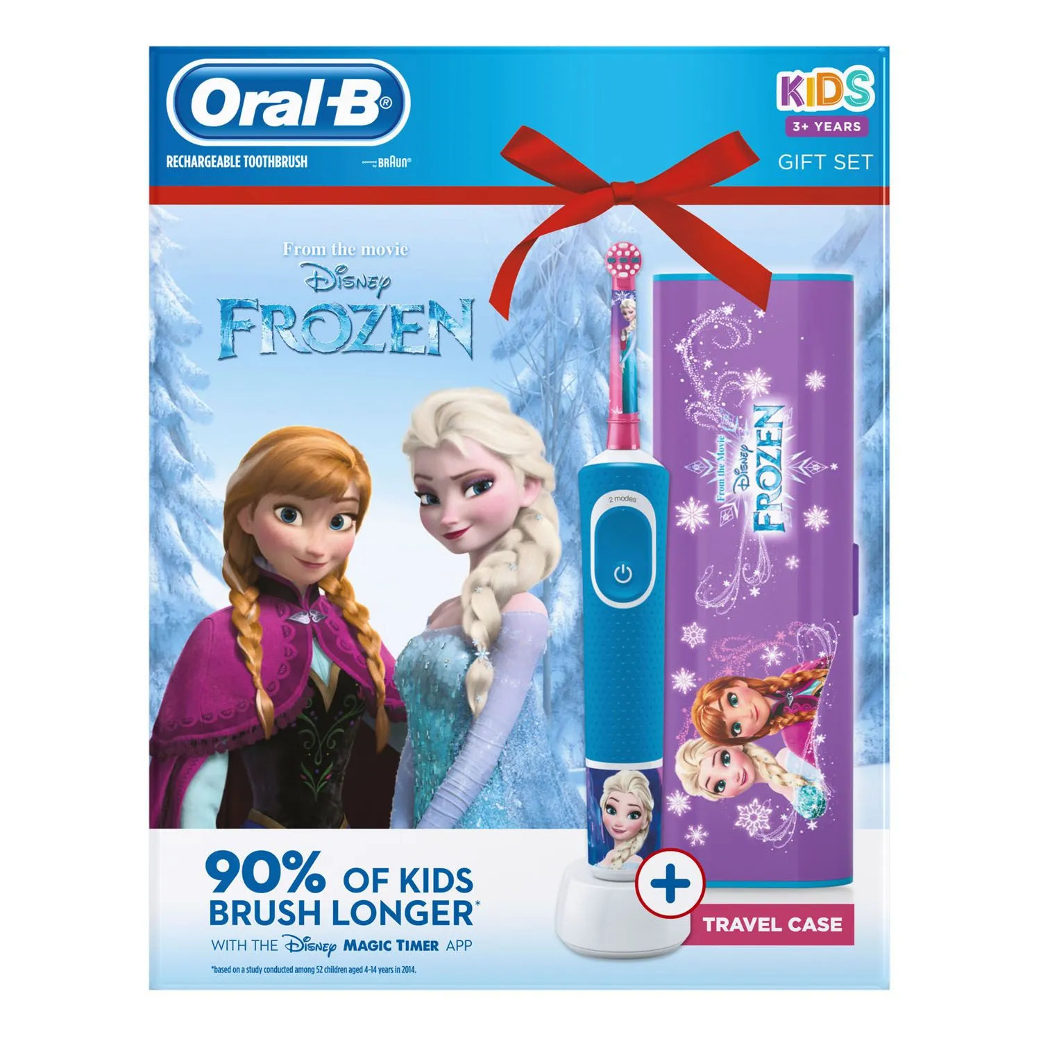 Oral-B Vitality Kids Frozen elektrický zubní kartáček + cestovní pouzdro