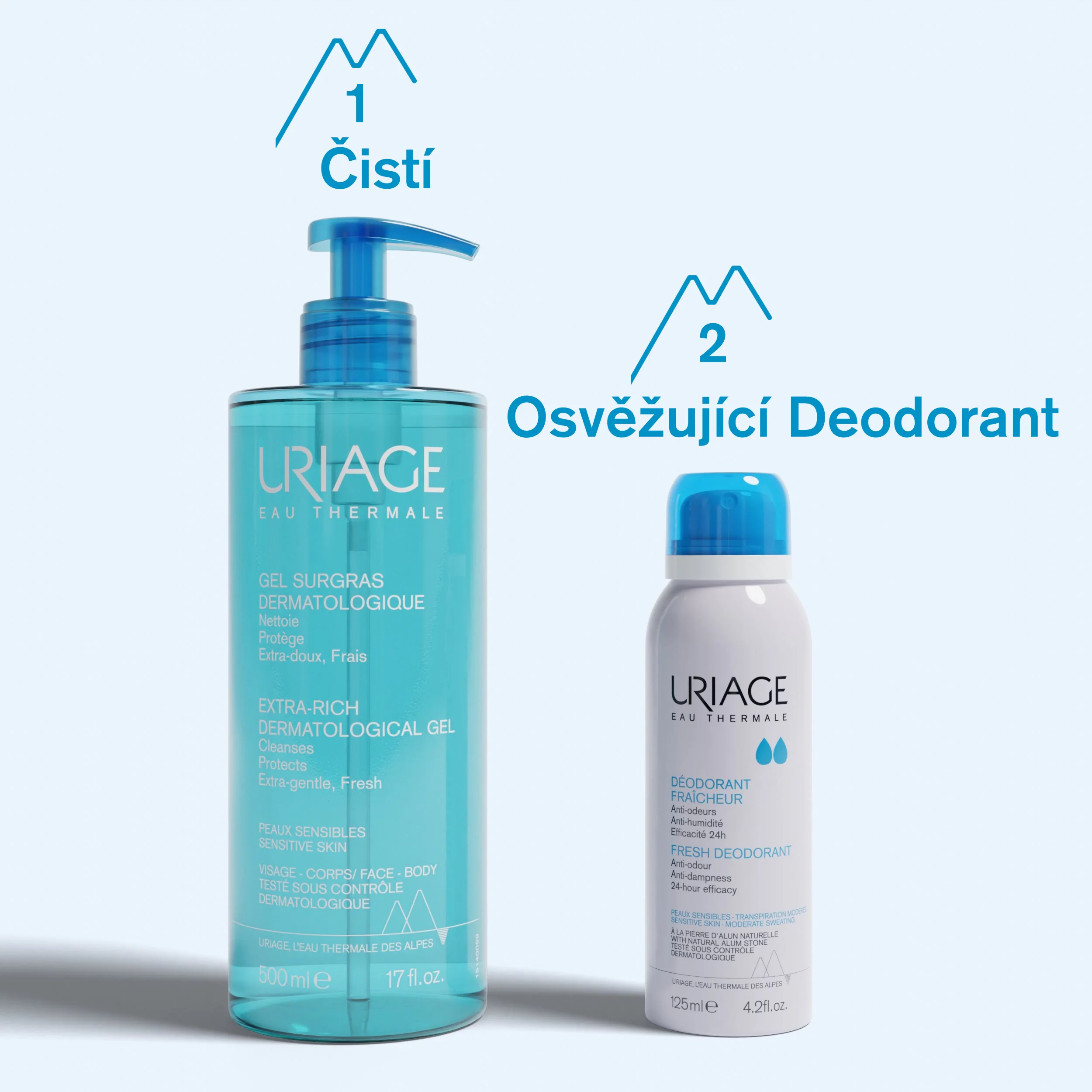 Uriage Deodorant Fresh sprej 125 ml