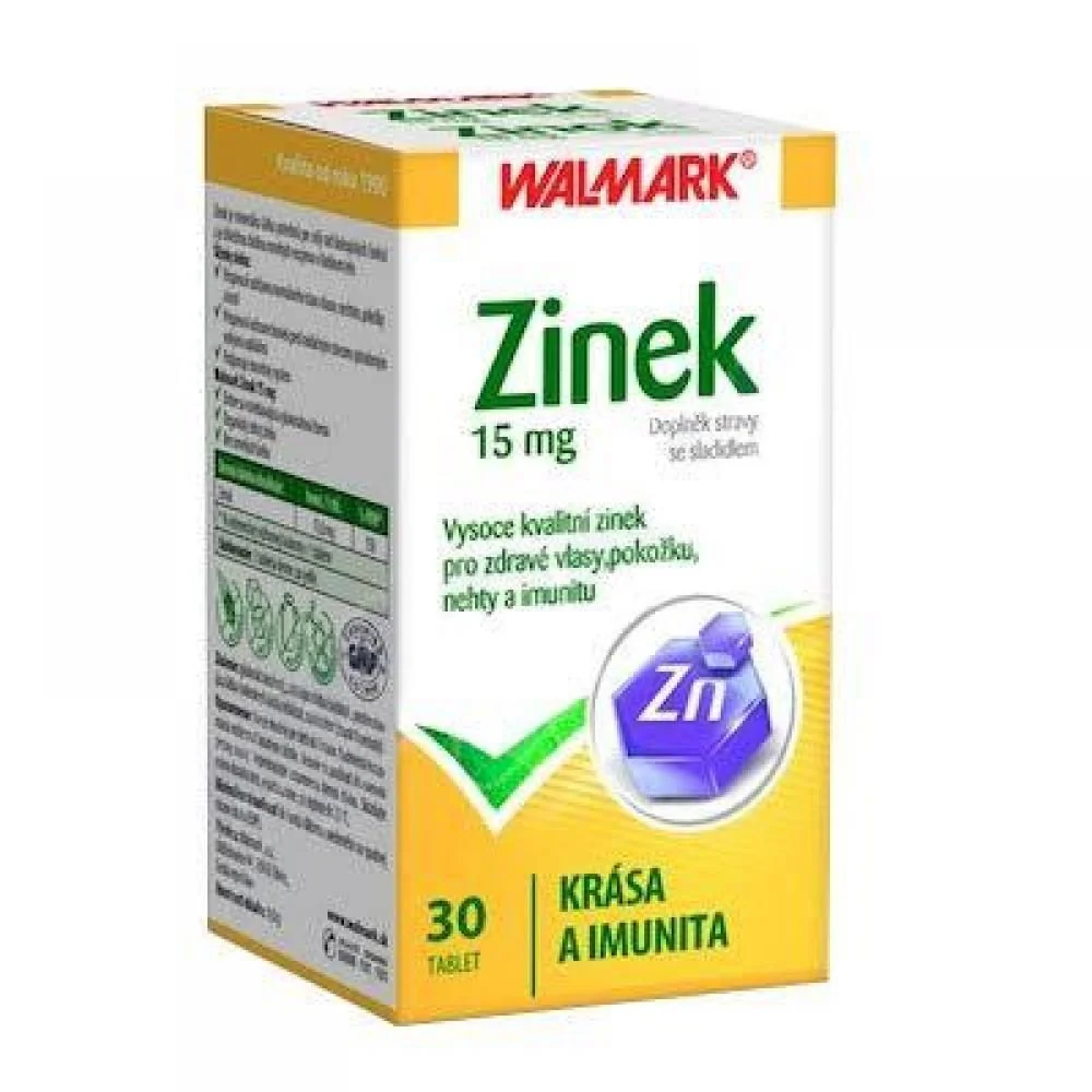 Walmark Zinek 15 mg 30 tablet