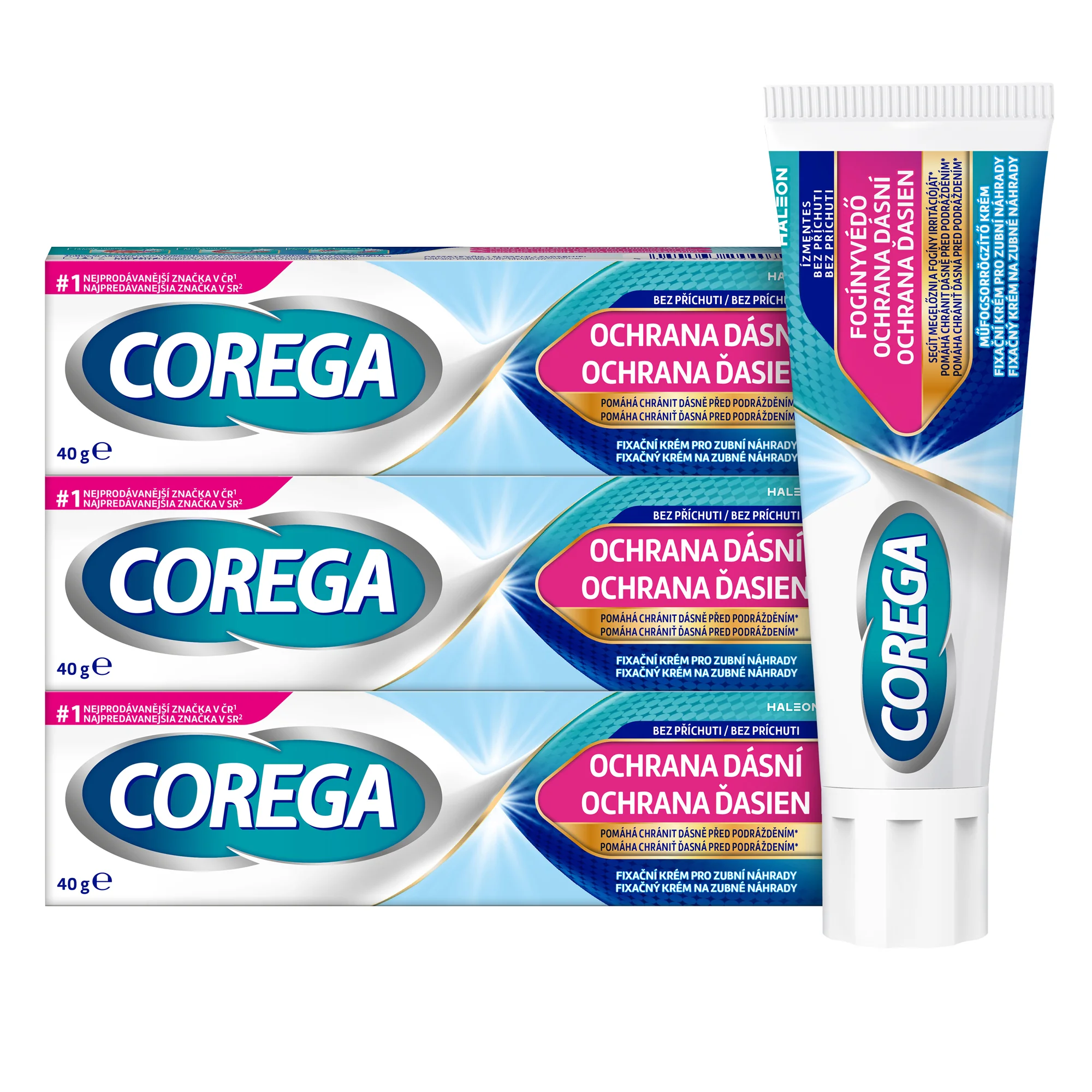 Corega Ochrana dásní fixační krém 3x40 g