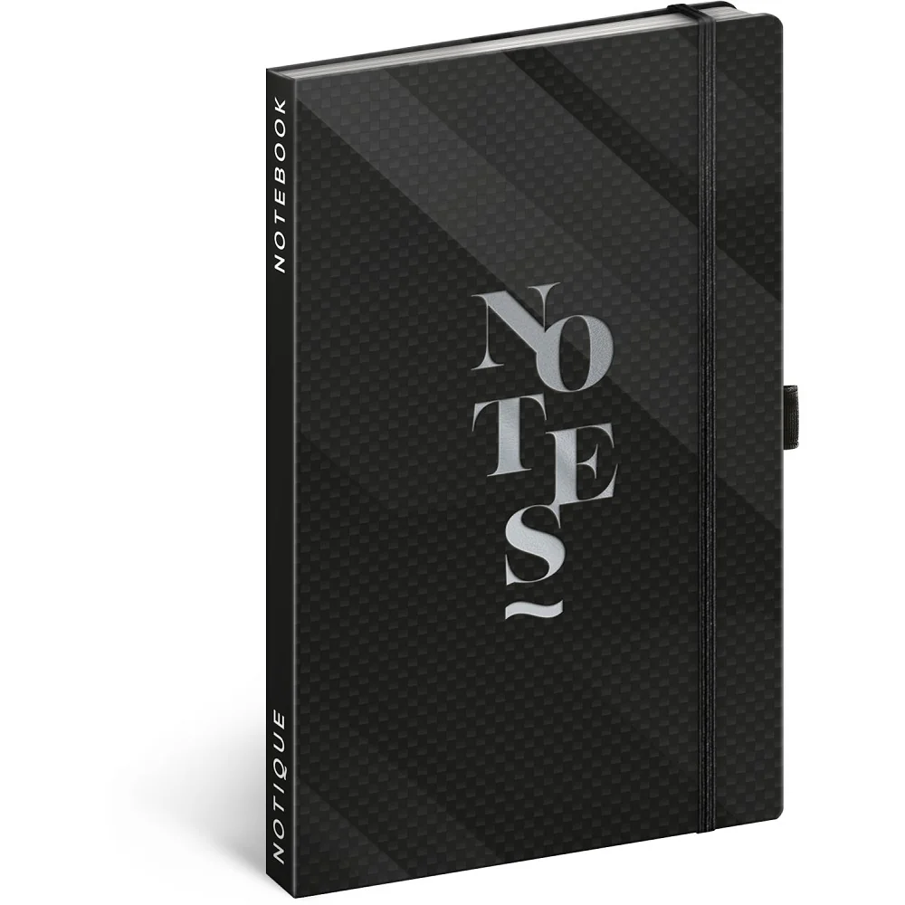 NOTIQUE Notes Elegantní, linkovaný 13 × 21 cm
