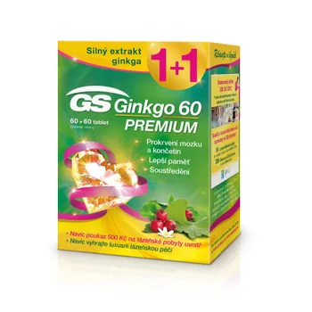 GS Ginkgo 60 Premium 60+60 tablet Vánoce 2018 