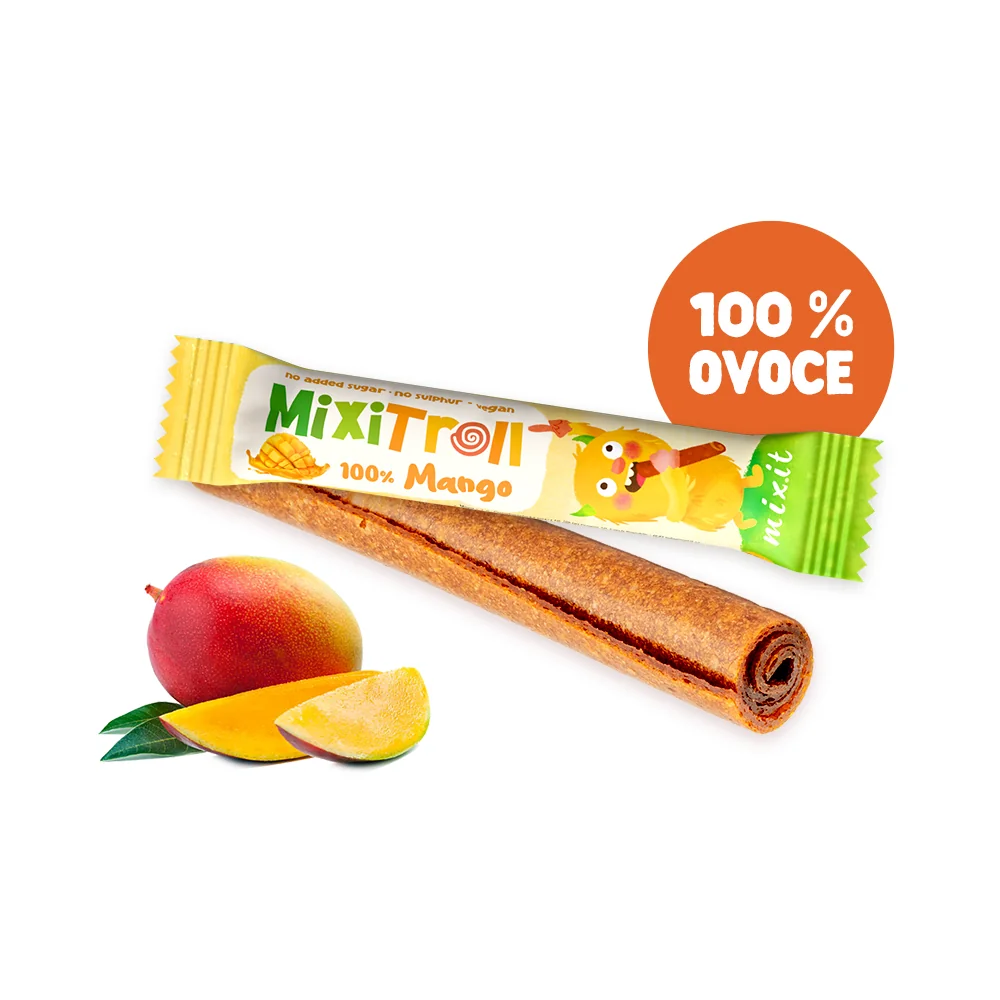 Mixit Ovocná rolka MixiTroll 100% Mango 20 g