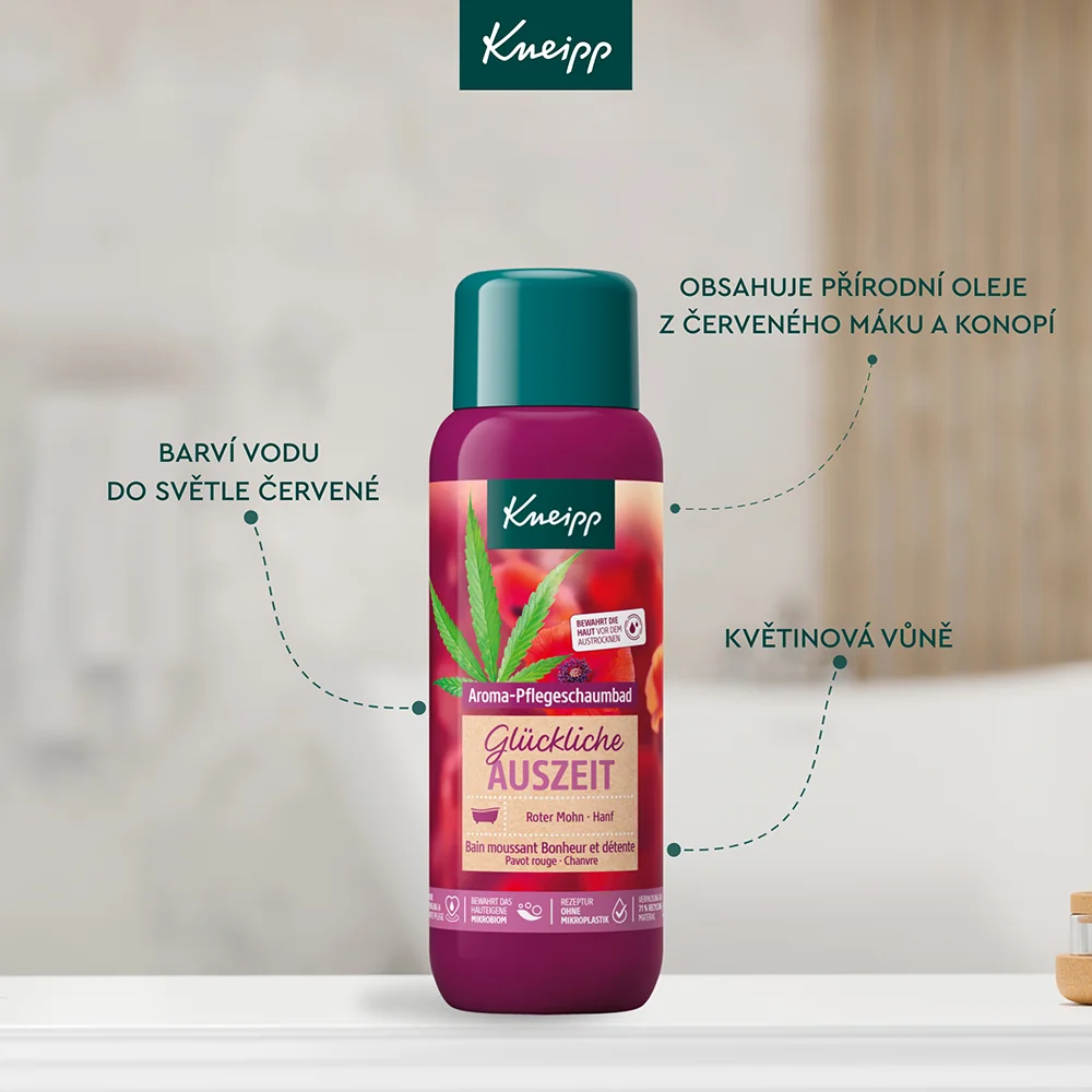 Kneipp Glückliche Auszeit pěna do koupele 400 ml