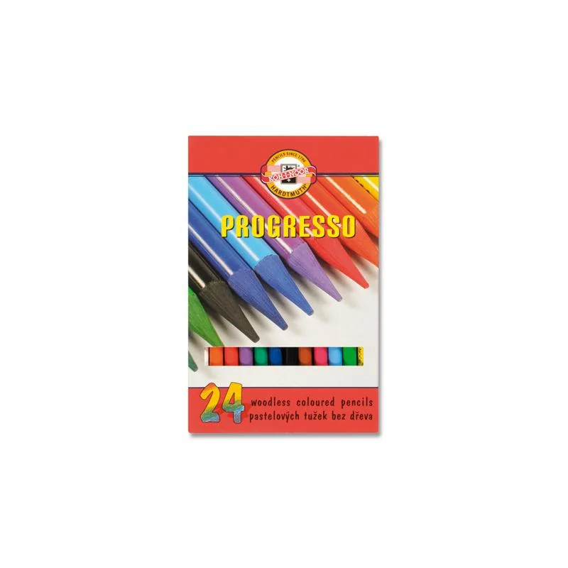 KOH-I-NOOR PROGRESSO 8758/24 - pastelky v laku - 24 ks 