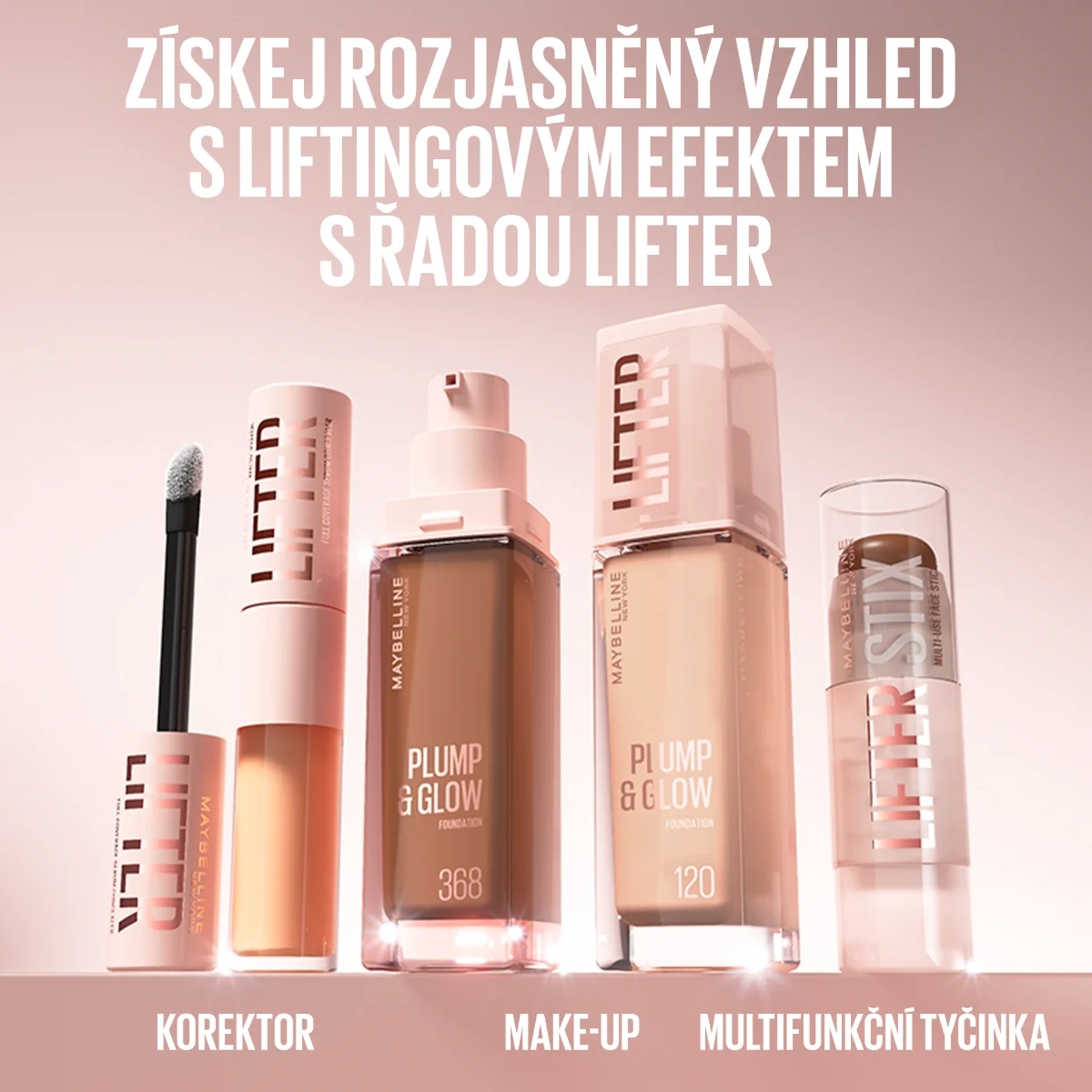 Maybelline Lifter Foundation odstín 129 rozjasňující make-up 30 ml